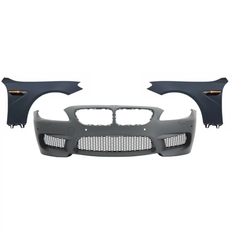 Paraurti anteriore con Parafanghi compatibile con BMW 6 Serie F06 Gran F12 Cabrio F13 (2011-2017) M6