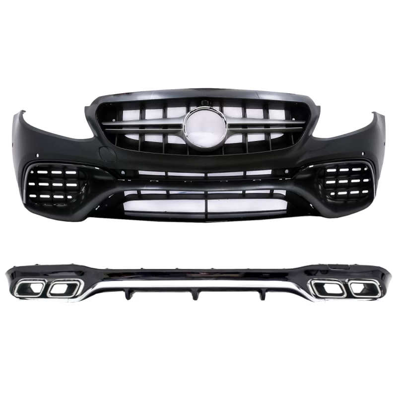 Kit carrozzeria completo compatibile con Mercedes Classe E W213 (2016-2019) E63 design (Cod. K-CBMBW
