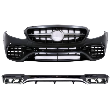Kit carrozzeria completo compatibile con Mercedes Classe E W213 (2016-2019) E63 design (Cod. K-CBMBW
