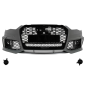 Paraurti anteriore con Central Grille compatibile con Audi A6 C7 4G Facelift (2015-2018) RS6 design 