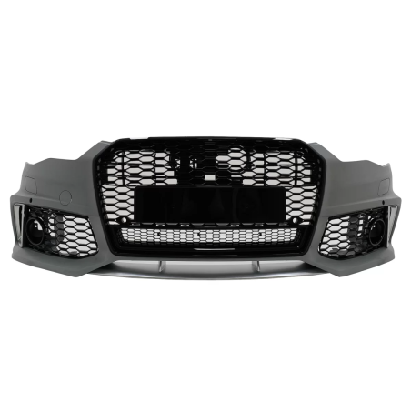 Paraurti anteriore con Central Grille compatibile con Audi A6 C7 4G Facelift (2015-2018) RS6 design 