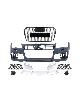 Paraurti anteriore con Central Grille compatibile con Audi A7 4G Pre-Facelift (2010-2014) RS7 design