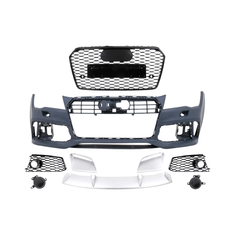 Paraurti anteriore con Central Grille compatibile con Audi A7 4G Pre-Facelift (2010-2014) RS7 design