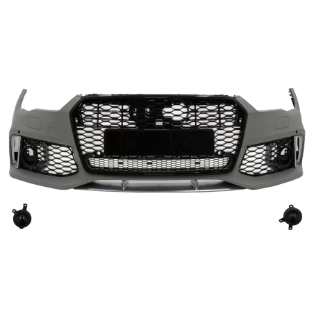 Paraurti anteriore con Central Grille compatibile con Audi A7 4G Facelift (2015-2018) RS7 design (Co