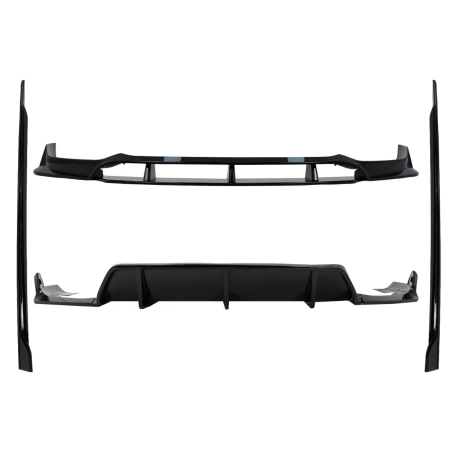 Aero Kit carrozzeria compatibile con BMW X6 G06 (10.2019-03.2023) M-Tech nero Knight design nero luc