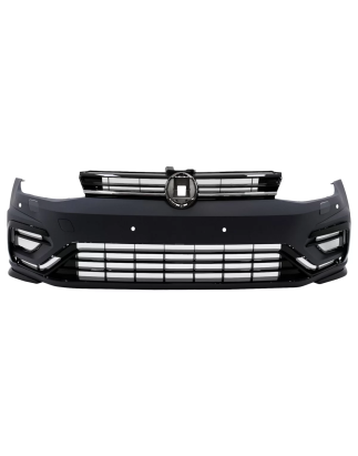 Paraurti anteriore compatibile con VW Golf VII 7 (2013-2017) 7.5 Facelift R-Line design (Cod. K-FBVW