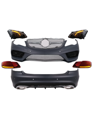 Kit carrozzeria completo compatibile con Mercedes Classe E C207 A207 Cabrio Facelift (2013-2017) (Co