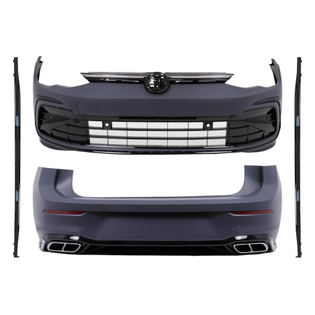 Kit carrozzeria compatibile con VW Golf VIII Hatchback Mk8 MQB (2020-2023) R Line design (Cod. K-CBV