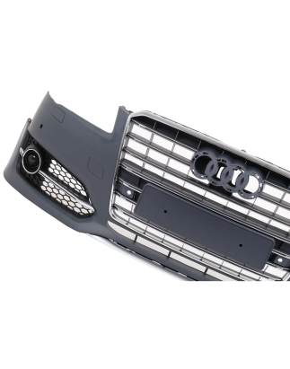 Paraurti anteriore compatibile con Audi A8 D4 Facelift D4.5 (2014-2017) S8 design (Cod. K-FBAUA8D4S8