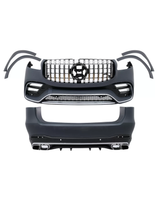 Kit carrozzeria completo compatibile con Mercedes GLS SUV X167 (2019-2023) GLS63 design (Cod. K-CBMB