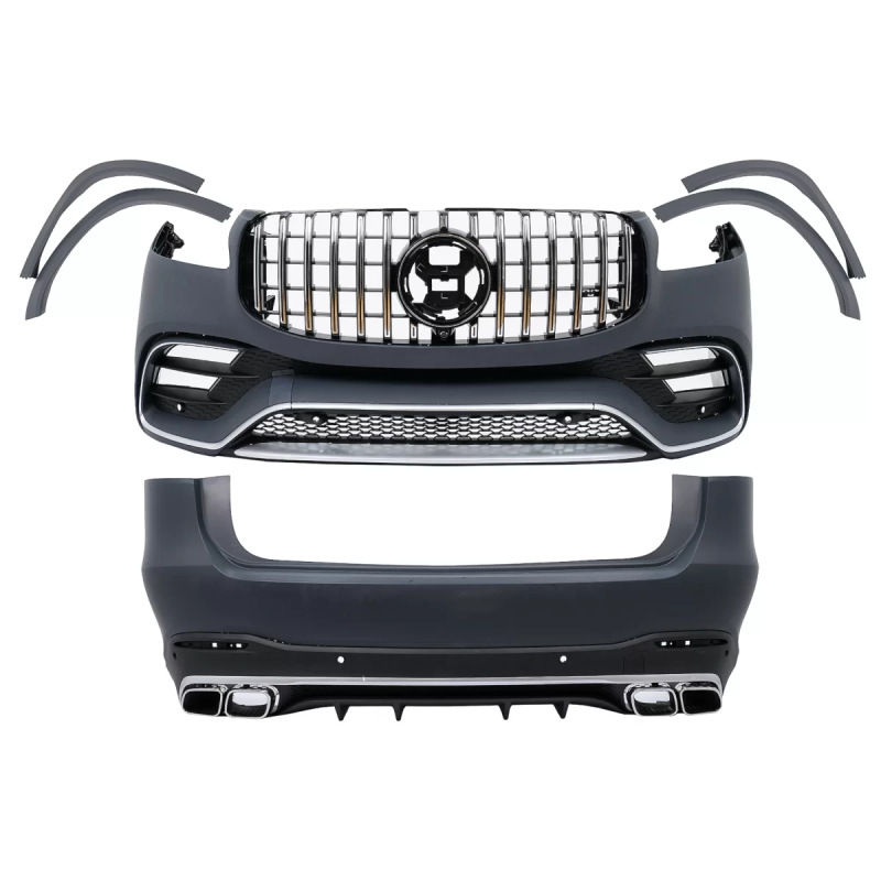 Kit carrozzeria completo compatibile con Mercedes GLS SUV X167 (2019-2023) GLS63 design (Cod. K-CBMB