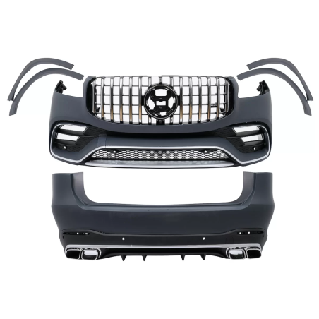 Kit carrozzeria completo compatibile con Mercedes GLS SUV X167 (2019-2023) GLS63 design (Cod. K-CBMB