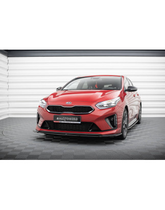 SPLITTER ANTERIORE V.1 Kia Ceed GT / GT-Line Mk3 / Proceed Mk1 (Cod. M-KI-CE-3-PRO-GT-FD1G)