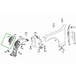 Front LEFT Fender Liner Cover Servicing Flap compatibile con Mercedes C-Classe W205 Berlina (2014-20