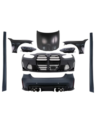 Kit carrozzeria completo compatibile con BMW 3 Serie F30 (2011-2019) Conversion to 2021+ G80 M desig