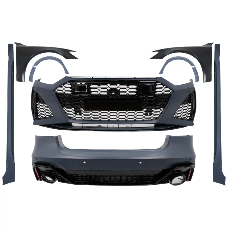 Kit carrozzeria completo compatibile con Audi A7 4K8 (2018-in poi) Wide RS design (Cod. K-CBAUA74KWB