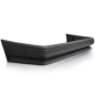 Paraurti posteriore compatibile con Mercedes E Classe W124 C124 (1985-1993) Berlina (Cod. K-RBMBW124