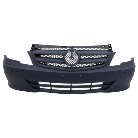 Paraurti anteriore con Grille compatibile con Mercedes Classe V Vito Viano W639 Facelift (2010-2014)