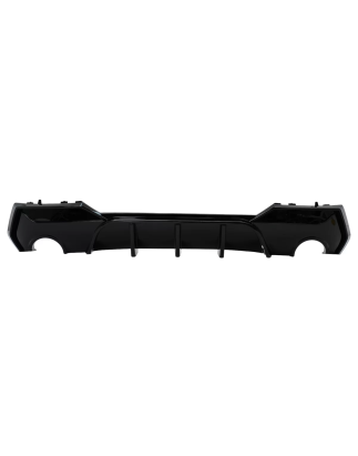Paraurti posteriore Spoiler Diffusore compatibile con BMW 4 Serie G22 G23 (2020-in poi) nero lucido 