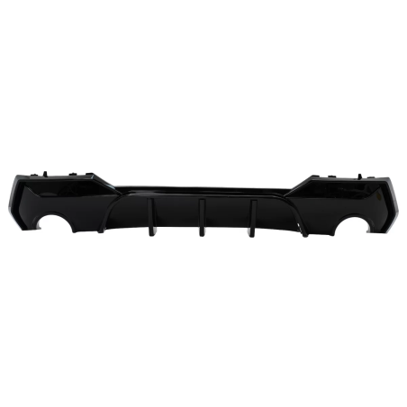 Paraurti posteriore Spoiler Diffusore compatibile con BMW 4 Serie G22 G23 (2020-in poi) nero lucido 