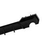 Paraurti posteriore Spoiler Diffusore compatibile con BMW 4 Serie G22 G23 (2020-in poi) nero lucido 