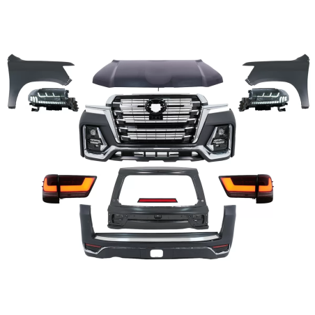 Conversion Kit carrozzeria compatibile con Toyota Land Cruiser FJ200 Retrofit Assembly (2008-2015) t