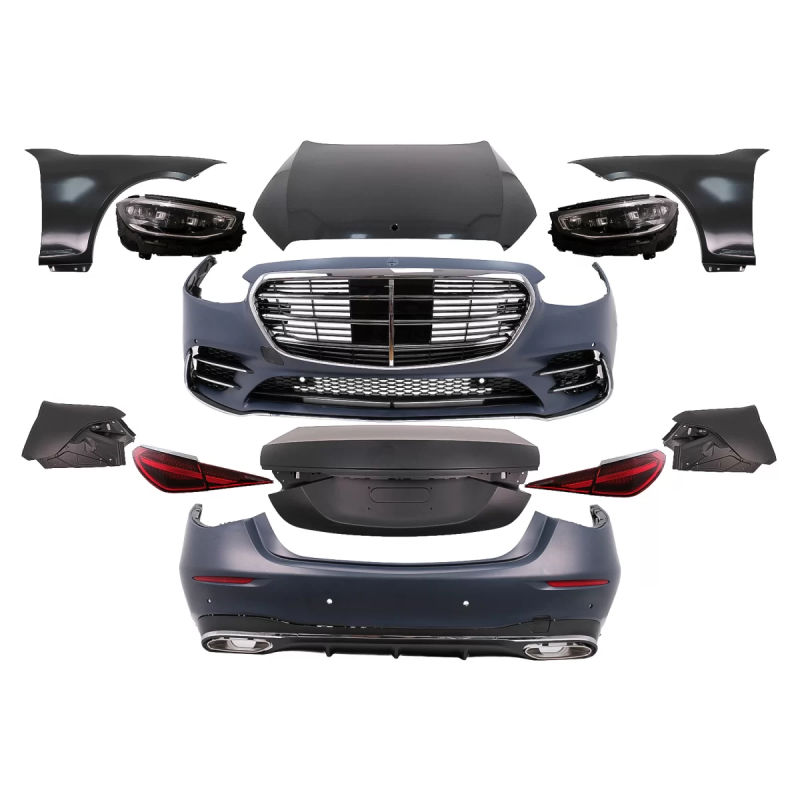 Kit carrozzeria completo compatibile con Mercedes S-Classe W221 (2005-2013) Conversion to W223 S450 