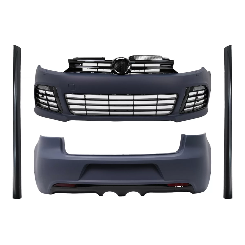 Kit carrozzeria completo compatibile con VW Golf VI 6 Mk6 (2008-2013) R20 design (Cod. K-CBVWG6R20CN