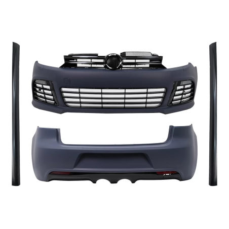 Kit carrozzeria completo compatibile con VW Golf VI 6 Mk6 (2008-2013) R20 design (Cod. K-CBVWG6R20CN