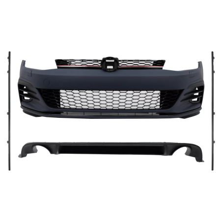 Kit carrozzeria compatibile con VW Golf 7.5 Facelift Hatchback (2017-2020) GTI design (Cod. K-CBVWG7
