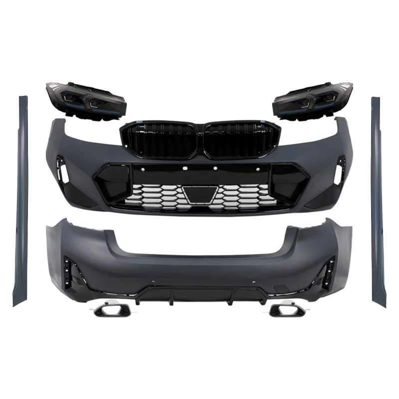 Kit carrozzeria completo compatibile con BMW 3 Serie G20 Berlina (2018-2022) in poigrade to LCI desi