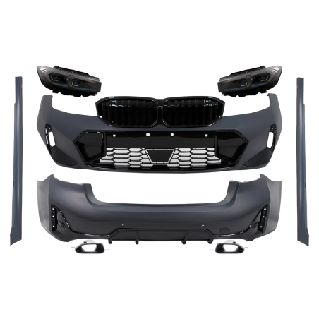 Kit carrozzeria completo compatibile con BMW 3 Serie G20 Berlina (2018-2022) in poigrade to LCI desi
