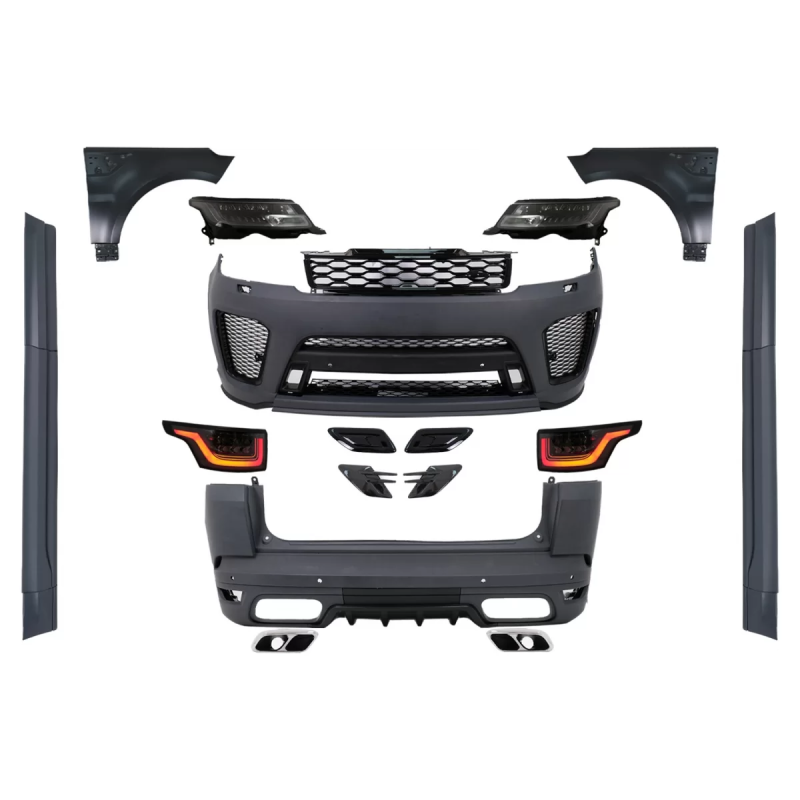 Kit carrozzeria completo compatibile con Range Rover Sport L494 (2013-2017) Conversion to 2019 SVR d