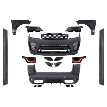 Kit carrozzeria completo compatibile con Range Rover Sport L494 (2013-2017) Conversion to 2019 SVR d