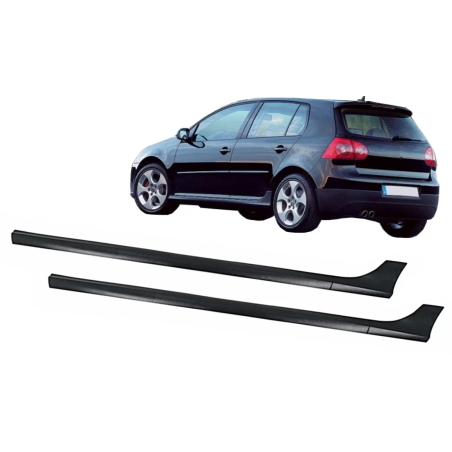 Minigonne laterali compatibile con VW Golf 5 V MK5 (2003-2007) GTI design (Cod. K-SSVWG5GTICN)