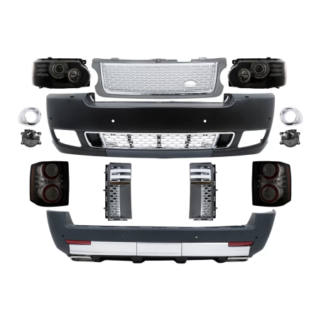 Kit carrozzeria compatibile con Land Rover Range Rover Vogue L322 (2010-2012) Conversion to Autobiog