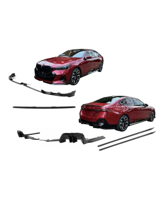 Aero Kit carrozzeria compatibile con BMW 5 Serie G60 M-Tech (2023-) nero Knight design (Cod. K-CBBMG