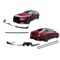 Aero Kit carrozzeria compatibile con BMW 5 Serie G60 M-Tech (2023-) nero Knight design (Cod. K-CBBMG