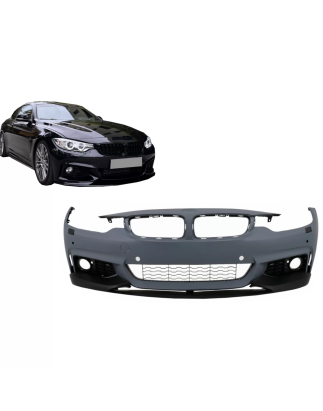 Paraurti anteriore compatibile con BMW 4 Serie F32 F33 F36 (2013-2020) M Sport design (Cod. K-FBBMF3