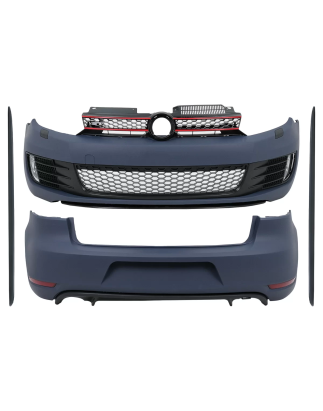 Kit carrozzeria completo compatibile con VW Golf VI 6 Mk6 (2008-2013) GTI design (Cod. K-CBVWG6GTICN