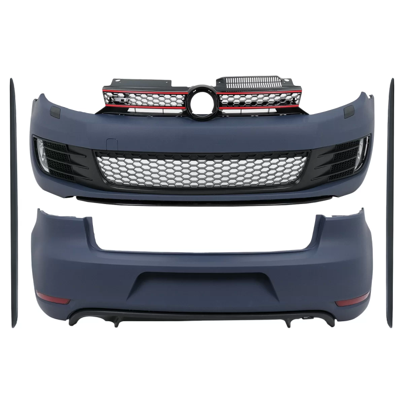 Kit carrozzeria completo compatibile con VW Golf VI 6 Mk6 (2008-2013) GTI design (Cod. K-CBVWG6GTICN