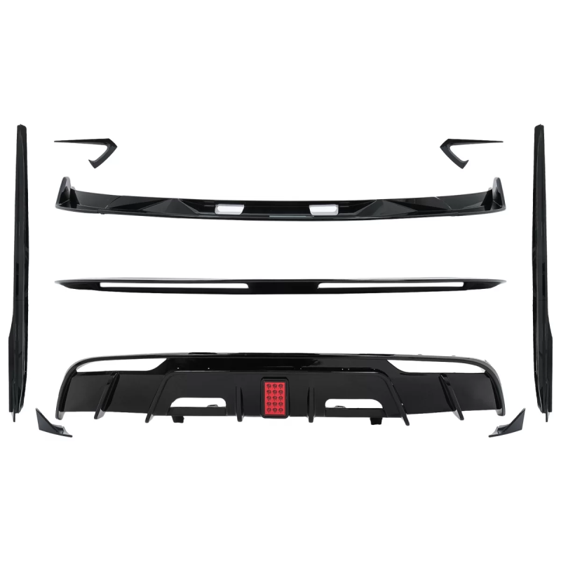 Aero Kit carrozzeria Extension compatibile con Tesla Model 3 (2023-in poi) Bumper Lip Diffusore d'ar