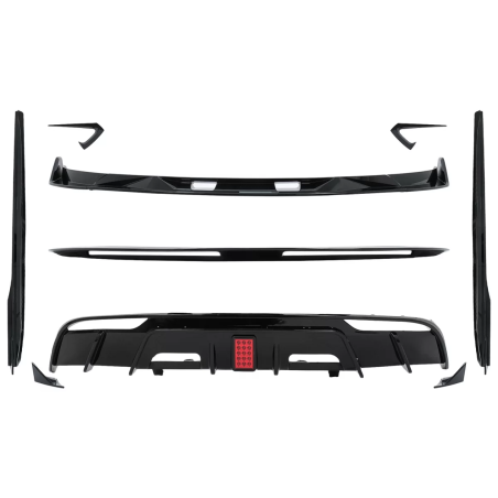 Aero Kit carrozzeria Extension compatibile con Tesla Model 3 (2023-in poi) Bumper Lip Diffusore d'ar