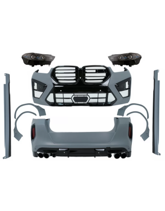 Kit carrozzeria completo compatibile con BMW X6 G06 (2019-03.2023) conversion to LCI 2023 X6M design