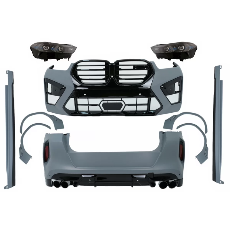 Kit carrozzeria completo compatibile con BMW X6 G06 (2019-03.2023) conversion to LCI 2023 X6M design