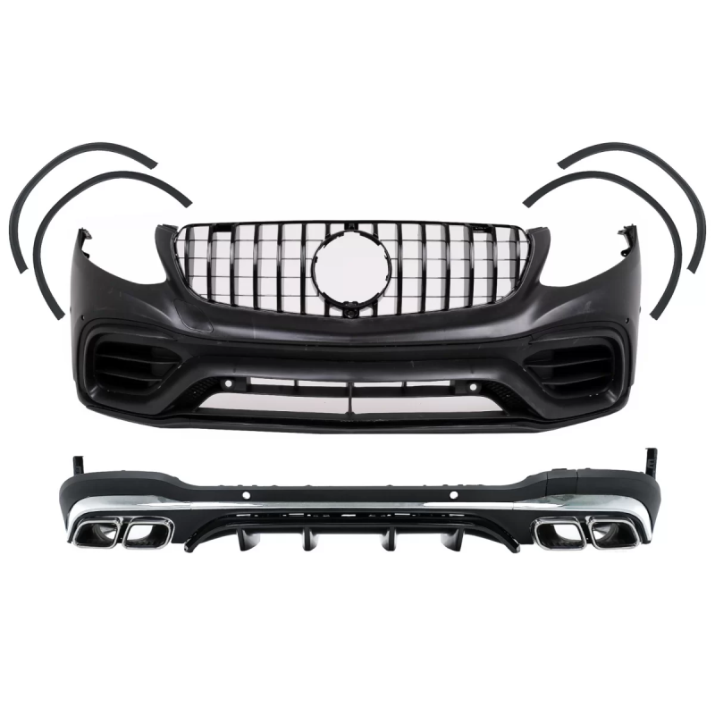 Kit carrozzeria compatibile con Mercedes GLC SUV X253 (2015-07.2019) GLC63 design (Cod. K-CBMBGLCX25