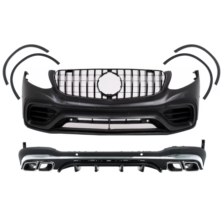 Kit carrozzeria compatibile con Mercedes GLC SUV X253 (2015-07.2019) GLC63 design (Cod. K-CBMBGLCX25
