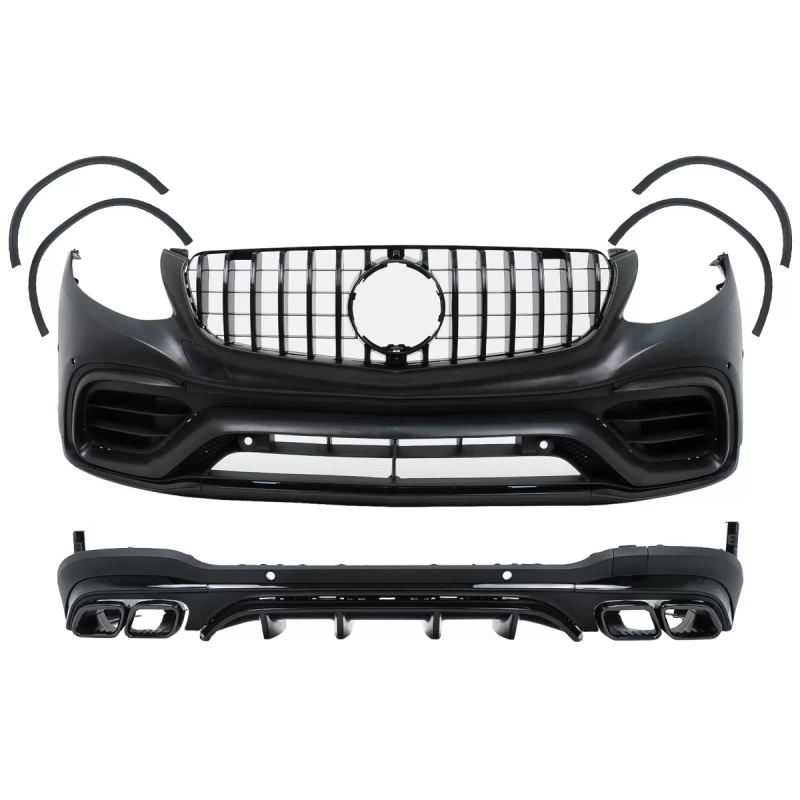 Kit carrozzeria compatibile con Mercedes GLC SUV X253 (2015-07.2019) GLC63 design (Cod. K-CBMBGLCX25