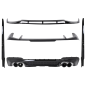 Aero Kit carrozzeria compatibile con BMW X3 G01 M-Tech (2018-2020) nero Knight design (Cod. K-CBBMX3