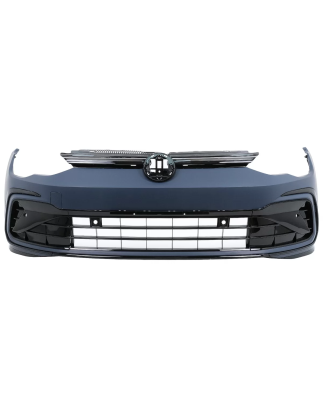 Paraurti anteriore compatibile con VW Golf 8 VIII Mk8 MQB (2020-2023) R-Line design (Cod. K-FBVWG8RL